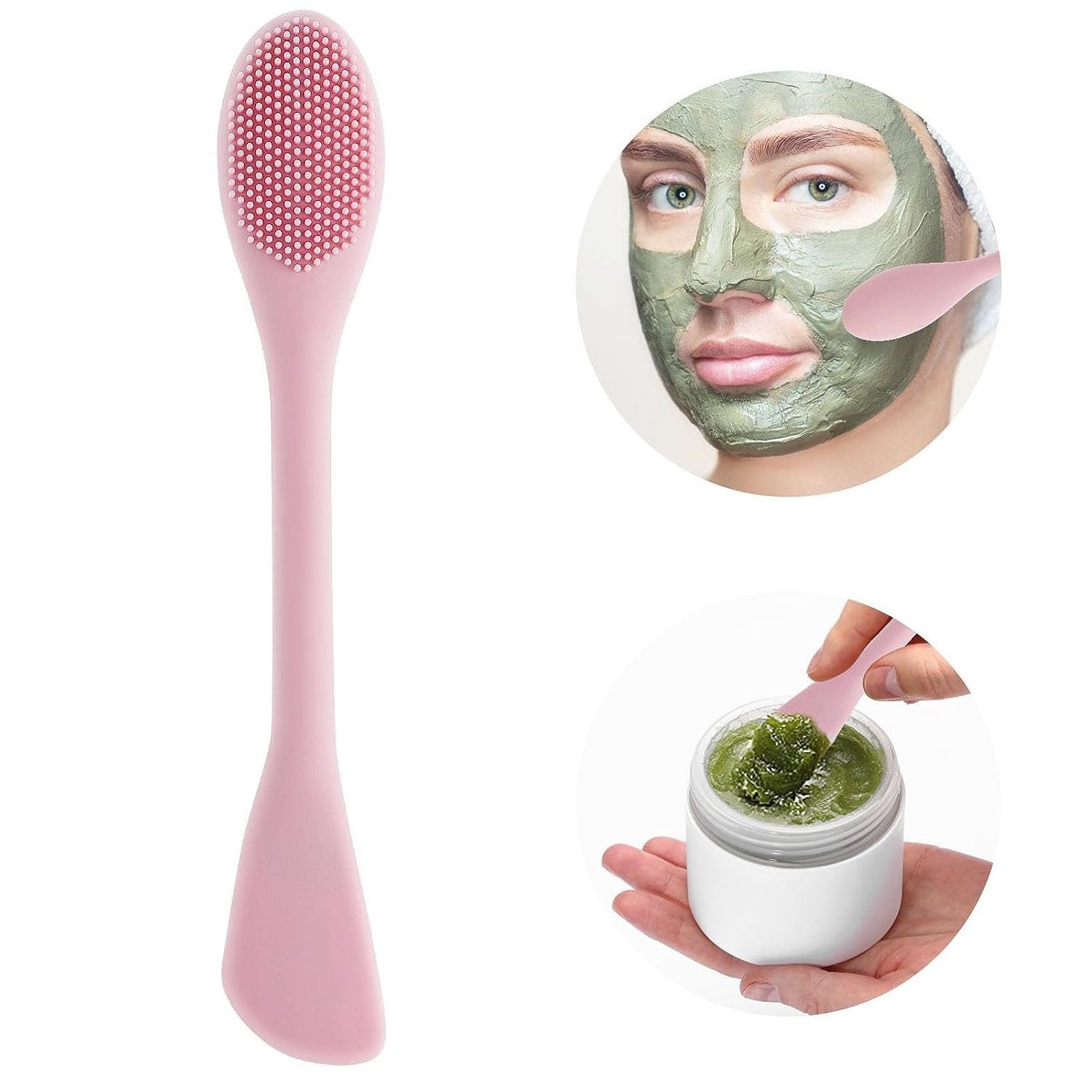 Silicone Face Scrubber Electric - Spazzola Doppia in Silicone per Pulizia