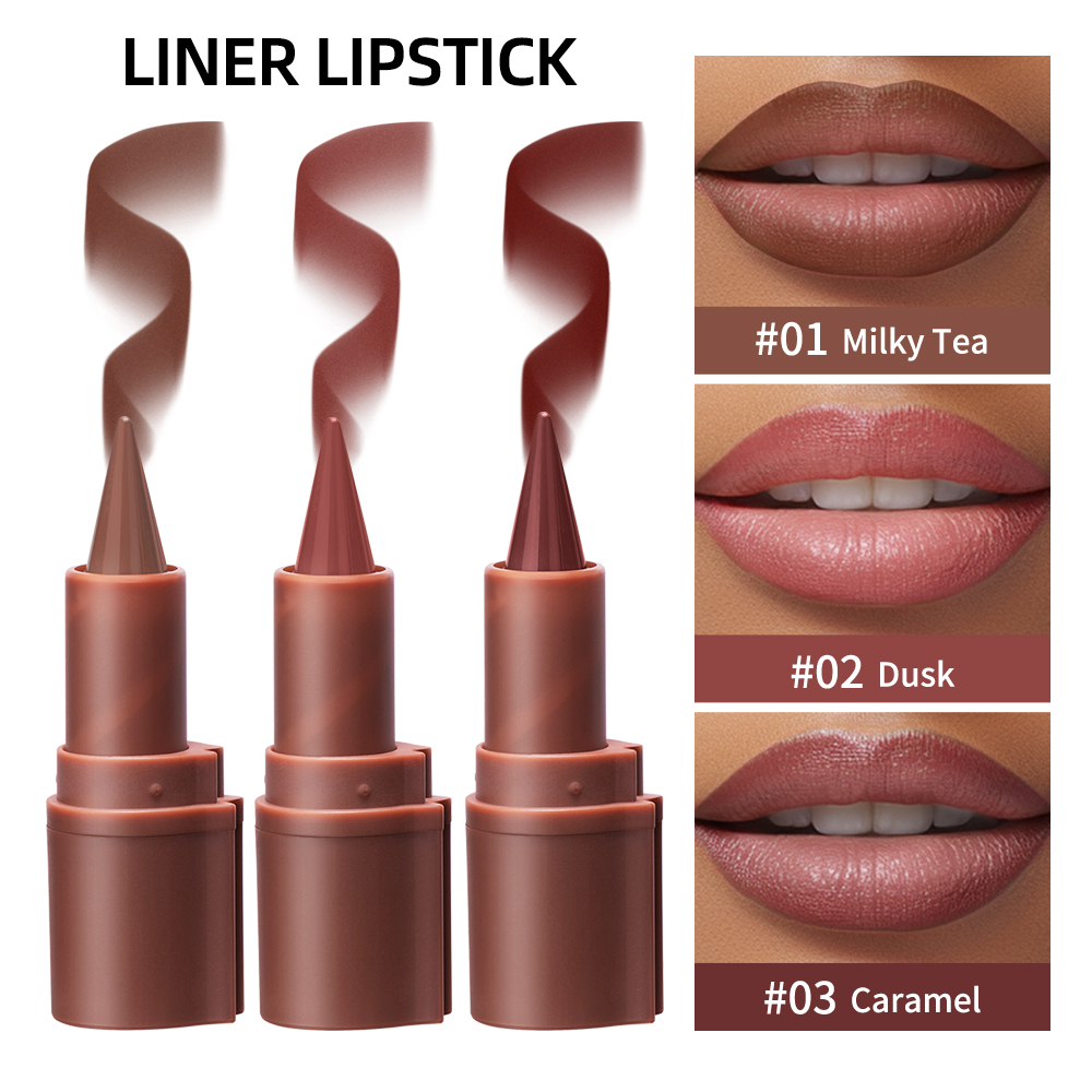 Matte Velvet Lip Tint Long Lasting - Matita Labbra Sfumata 5 Tonalità Effetto