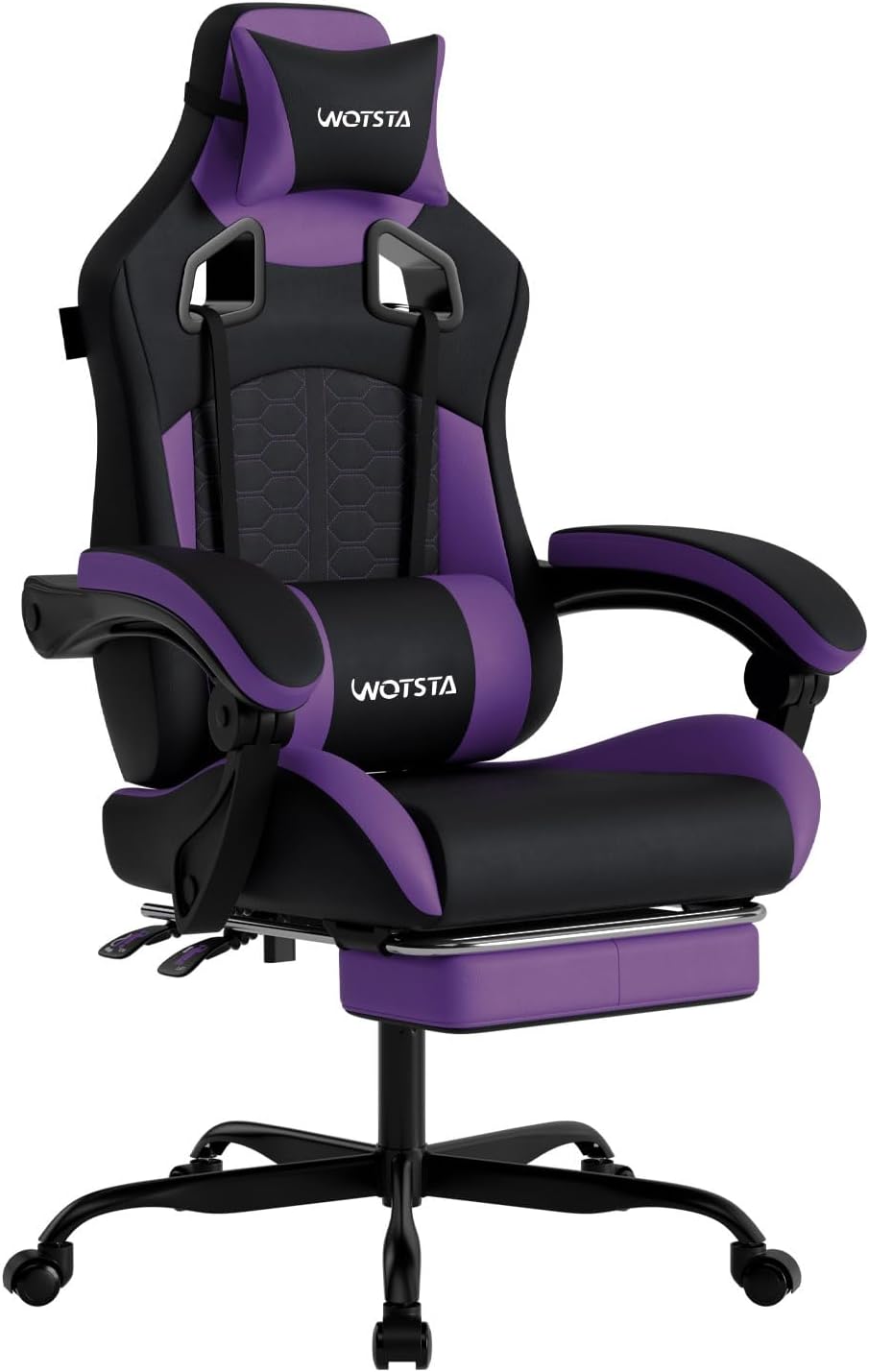 Massage - Sedia da gaming con funzione massaggio,