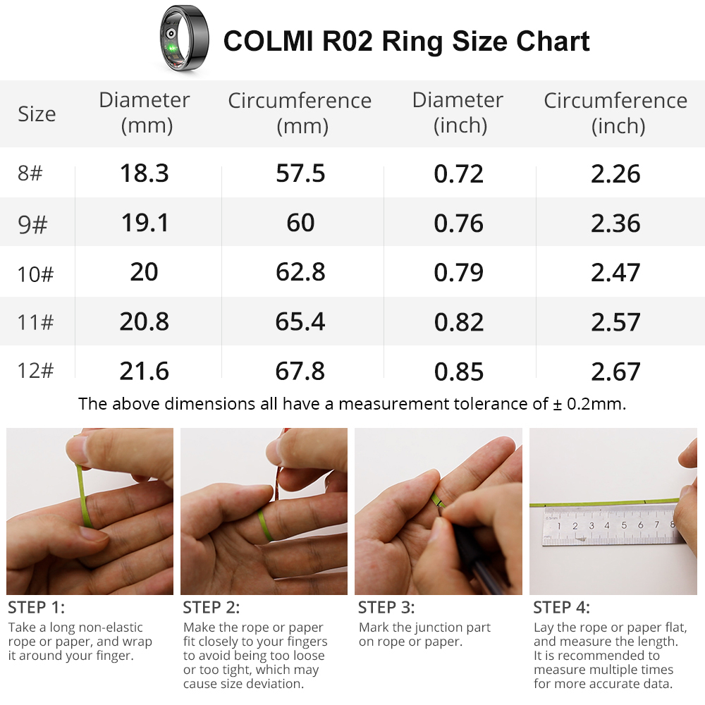 [2024] COLMI R02 Smart Ring Gu - Health Monitors recensione e prezzo