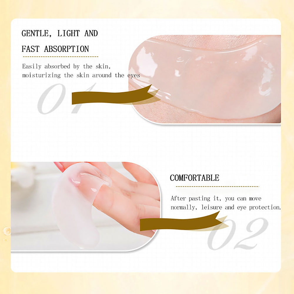 10 pz = 5 paia Maschera per gl - Collagen Under Eye Patches recensione e prezzo