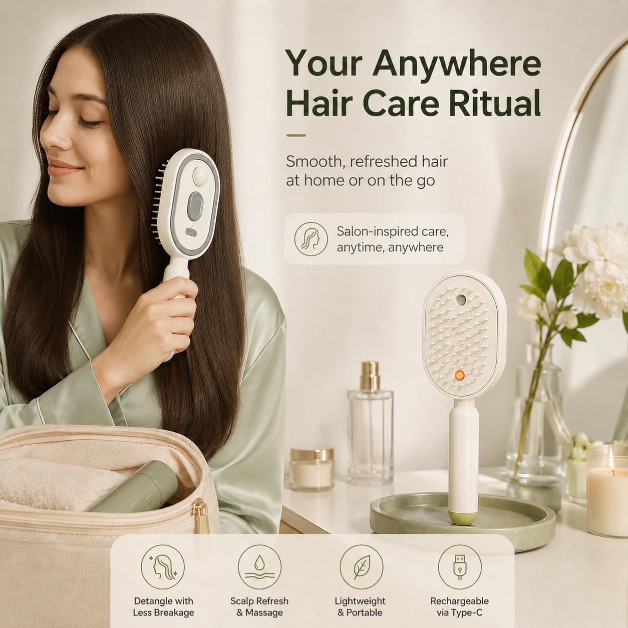 Pettine Elettrico Spray per Ma - Massage recensione e prezzo